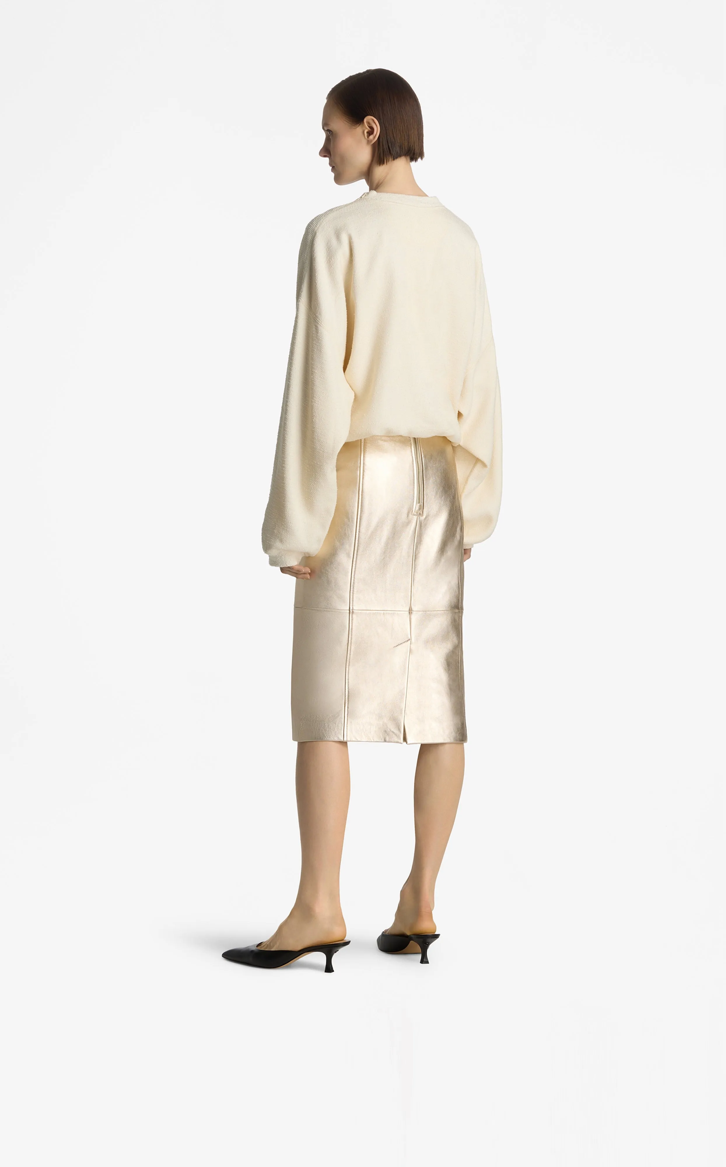 Tonal Tweed Sweatshirt
