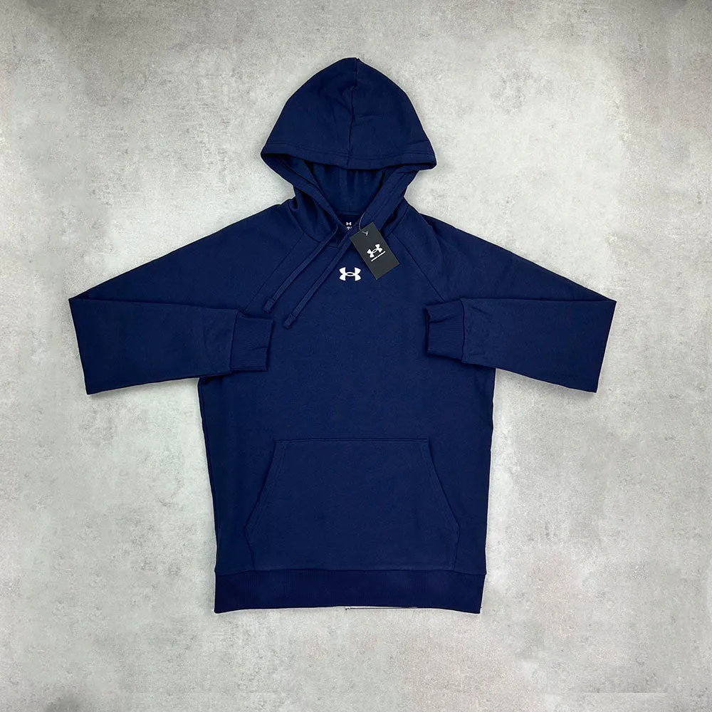 Under Armour Rival Fleece Hoodie Navy Blue