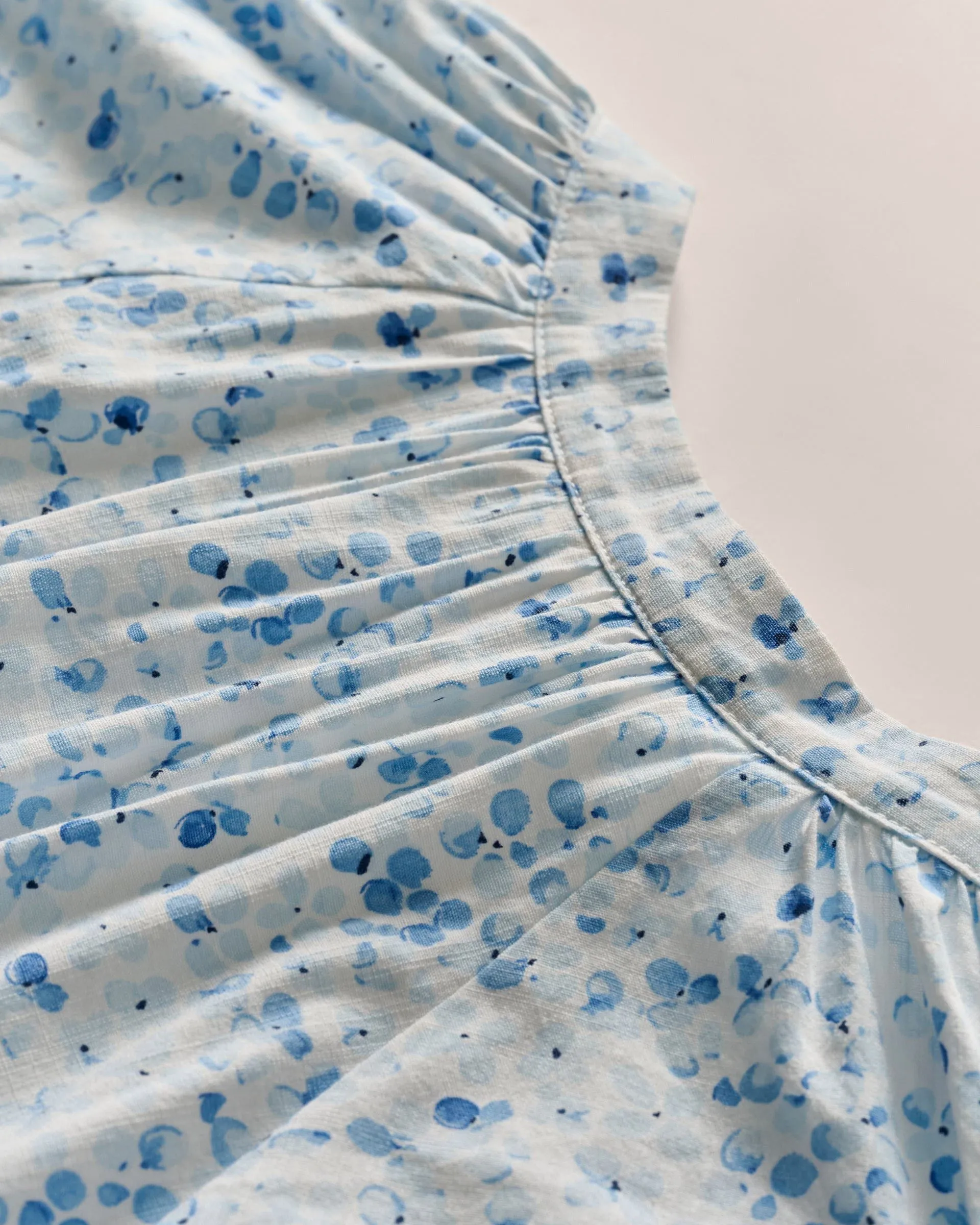 Vanessa Floral Cotton Blend Mini Dress