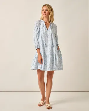 Vanessa Floral Cotton Blend Mini Dress