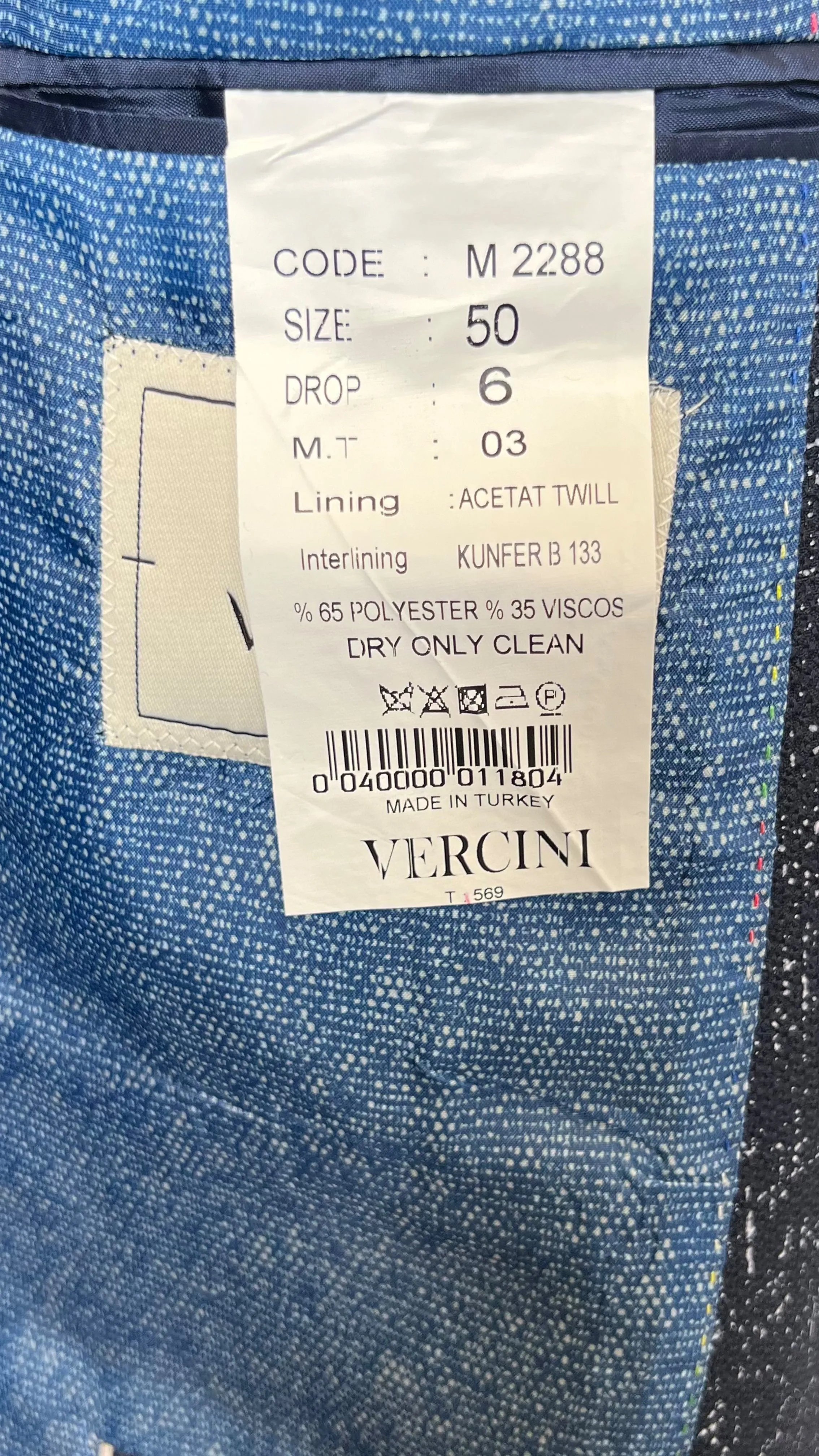 Vercini Premium Textured Elegance Blazer