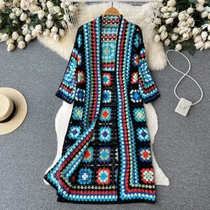 Vintage Long Sleeve Shawl Cardigan