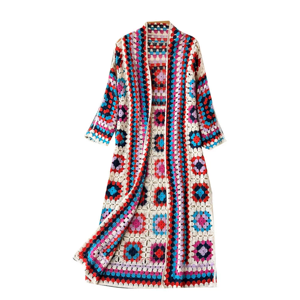 Vintage Long Sleeve Shawl Cardigan