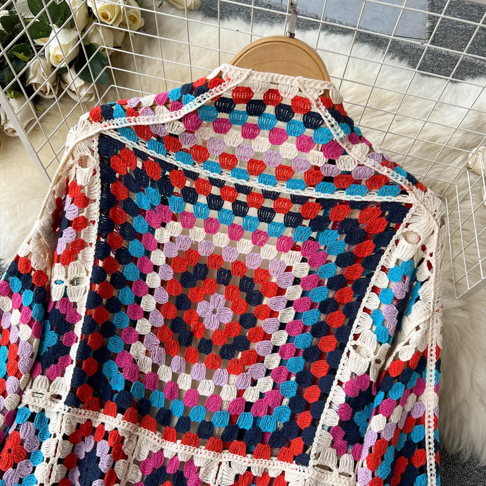Vintage Long Sleeve Shawl Cardigan