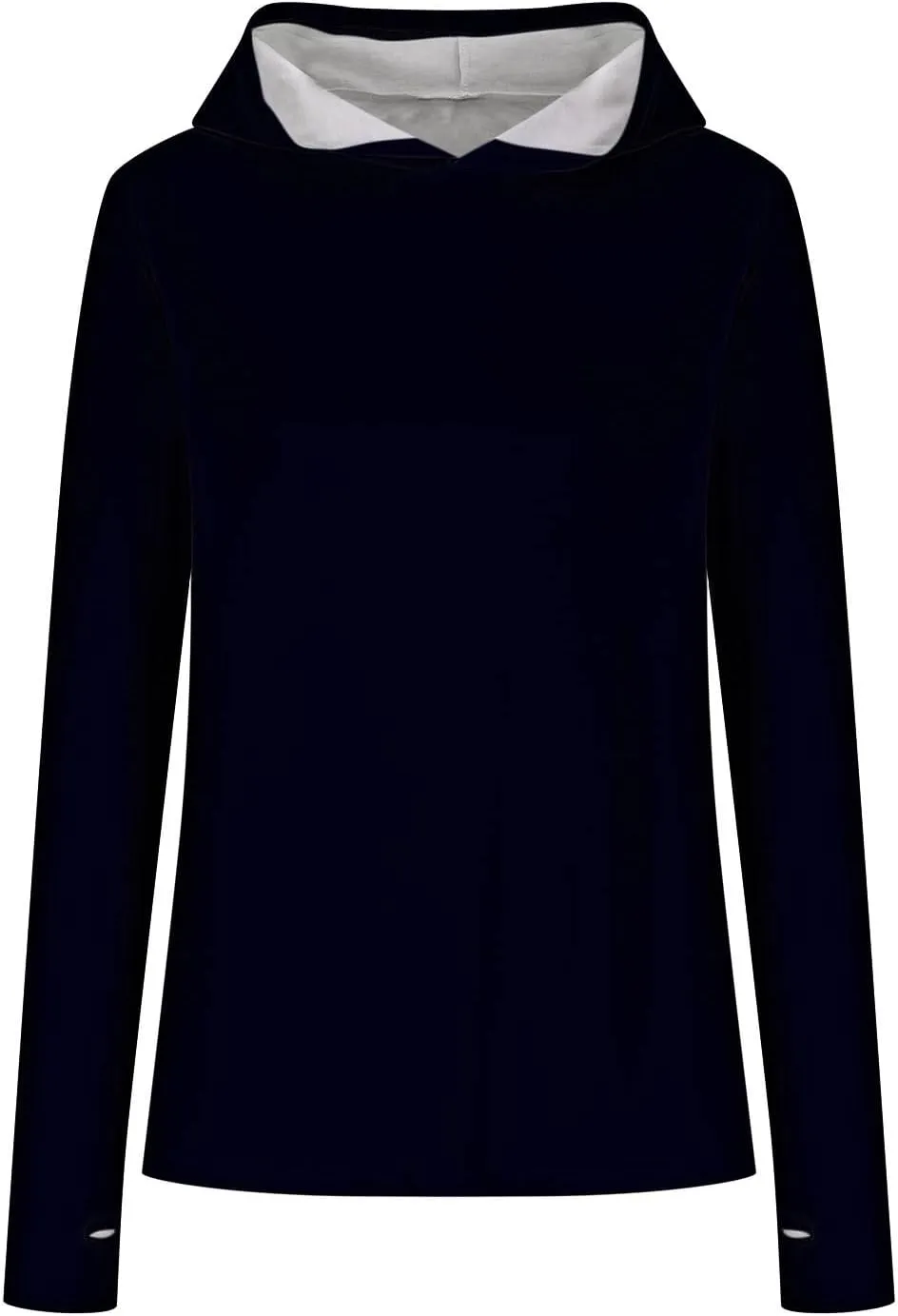 Womens Hoodies,Solid Color Hoodie Sweatshirt With Thumb Hole Slim Fit Pullover Tops Fleece Soft Sweater Tops 2024 Fall