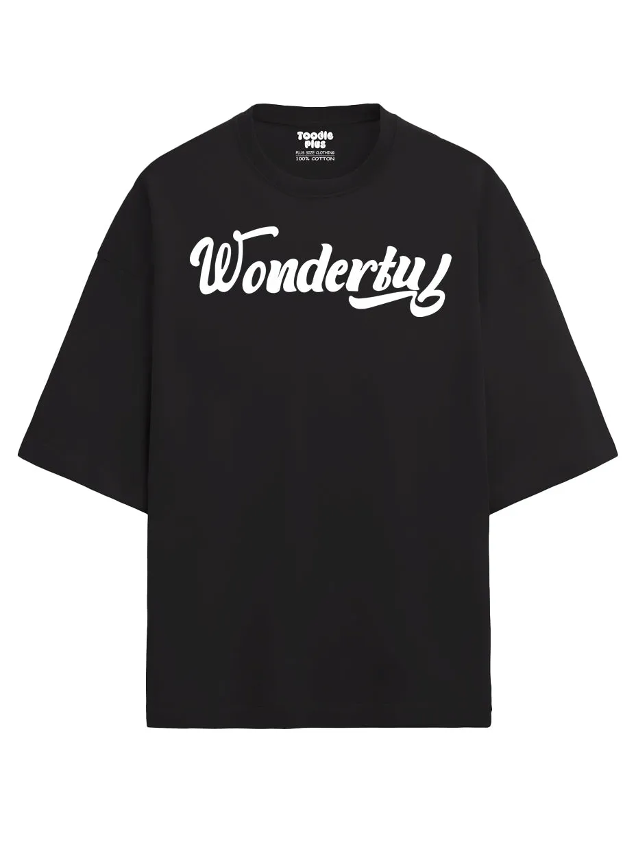Wonderful Heavy Weight  Plus Size Drop Shoulder T-shirt